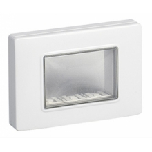 CALOTTA 3 MODULI +VITI IP65 BIANCO PER SERIE PLANA ARKE EIKON - VIMAR 14943.01 product photo