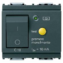 IDEA-INTERRUTTORE MTDIFF 1P+N C10 10MA 2M GRIGIO - VIMAR 16511.10 - VIMAR 16511.10 product photo
