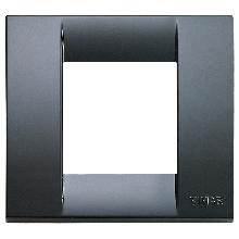 IDEA CLASS-PLACCA 1/2M RID.TECNOPOL.GRIGIO GRAFITE - VIMAR 17097.15 - VIMAR 17097.15 product photo