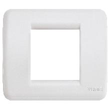 IDEA RONDO'-PLACCA 1/2M RID.TECNOPOL.BIANCO IDEA - VIMAR 17098.04 - VIMAR 17098.04 product photo