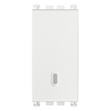 PULSANTE ILLUMINABILE VIMAR ARKE' 1P 10A BIANCO 19008.B - VIMAR 19008.B product photo