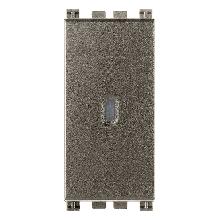 PULSANTE 1P NO 10A ASSIALE METAL - VIMAR 19108.M - VIMAR 19108.M - VIMAR 19108.M product photo
