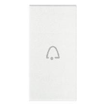 ARKE'-TASTO 1M SIMB. CAMPANELLO ASSIALE BIANCO - VIMAR 19131.C.B - VIMAR 19131.C.B product photo