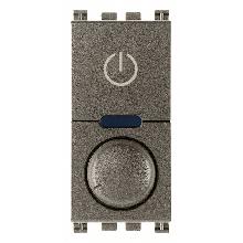 DIMMER MASTER ROT.230V UNIVERSALE METAL - VIMAR 19136.1.M - VIMAR 19136.1.M product photo