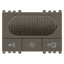 CITOFONO VIVAVOCE DUE FILI METAL - VIMAR 19557.M product photo