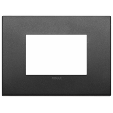 PLACCA CLASSIC 3 MODULI GRAFITE MATT - VIMAR 19653.01 product photo