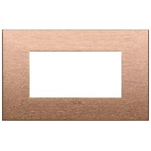 PLACCA CLASSIC 4M RAME SPAZZOLATO - VIMAR 19654.11 - VIMAR 19654.11 product photo