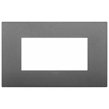 PLACCA CLASSIC 4 MODULI GRIGIO - VIMAR 19654.72 product photo