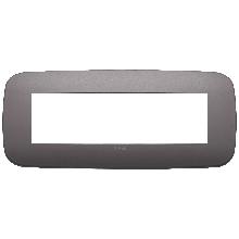 ARKE'-PLACCA ROUND 7M METAL.NICHEL DARK - VIMAR 19687.29 - VIMAR 19687.29 - VIMAR 19687.29 product photo