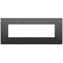 PLACCA FIT 7 MODULI GRAFITE MATT - VIMAR 19957.01 product photo