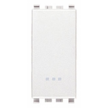 DEVIATORE 1 PULSANTE 16AX BIANCO - VIMAR 20005.B product photo