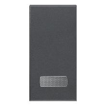 TASTO 1M CON DIFFUSORE GRIGIO - VIMAR 20026 product photo