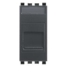 ADATTATORE PORTELLO RJ45 KEYSTONE GRIGIO - VIMAR 20337.C - VIMAR 20337.C product photo
