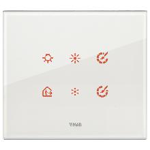EIKON TACTIL-PLACCA 3M CRISTALLO BIANCO DIAMANTE - VIMAR 21663.70 - VIMAR 21663.70 - VIMAR 21663.70 product photo