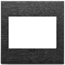 EIKON EXE'-PLACCA 3M BS NERO SPAZZOLATO - VIMAR 22648.13 - VIMAR 22648.13 - VIMAR 22648.13 product photo