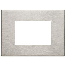 EIKON PLACCA 3M NICHEL SPAZZOLATO - VIMAR 22653.11 - VIMAR 22653.11 - VIMAR 22653.11 product photo