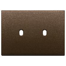 PLACCA 3MX2 VINTAGE BRONZO SCURO SPAZZ. - VIMAR 22673.2.12 - VIMAR 22673.2.12 product photo