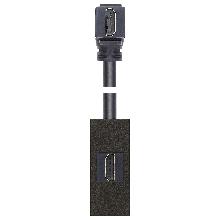 PRESA HDMI CON CAVO A 90  NERO - VIMAR 30346.HG - VIMAR 30346.HG product photo