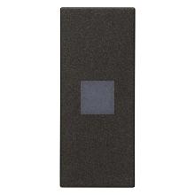 TASTO 1M CON DIFFUSORE ASSIALE NERO - VIMAR 31000A.DG - VIMAR 31000A.DG product photo