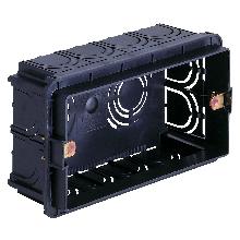 SCATOLA INCASSO RETTANG AUTOEST 4M NERO - VIMAR V71304.AU - VIMAR V71304.AU product photo