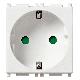 PLANA-PRESA SICURY 2P+T 16A TEDESCO BIANCO - VIMAR 14208 - VIMAR 14208 product photo Photo 01 2XS