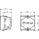 PRESA SCHUKO TEDESCA + BIPASSO BIANCO SERIE PLANA - VIMAR 14210 product photo Photo 06 2XS