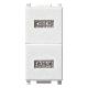 PLANA-DOPPIA SPIA NEUTRA BIANCO - VIMAR 14388 - VIMAR 14388 - VIMAR 14388 product photo Photo 01 2XS