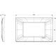 PLACCA 3 MODULI SERIE PLANA COLORE BIANCO - VIMAR 14653.01 product photo Photo 02 2XS