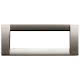 IDEA-PLACCA 6P.METAL CROMO NERO - VIMAR 16736.31 - VIMAR 16736.31 product photo Photo 01 2XS