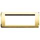 IDEA RONDO'-PLACCA 6M METAL ORO LUCIDO - VIMAR 16756.32 - VIMAR 16756.32 product photo Photo 01 2XS