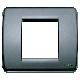 IDEA RONDO'-PLACCA 1/2M RID.TECNOPOL.GRIGIO GRAFIT - VIMAR 17098.15 - VIMAR 17098.15 product photo Photo 01 2XS