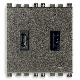 ALIMENTATORE USB A+C 5V 3A 2M METAL - VIMAR 19295.AC.M - VIMAR 19295.AC.M product photo Photo 01 2XS