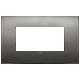 ARKE'-PLACCA CLASSIC 4M METAL.CROMO NERO - VIMAR 19654.09 - VIMAR 19654.09 product photo Photo 01 2XS