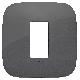 PLACCA ROUND 1M GRIGIO - VIMAR 19671.82 - VIMAR 19671.82 product photo Photo 01 2XS