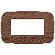 Arké Placca Round 4M noce - VIMAR 19684.51 - VIMAR 19684.51 product photo Photo 01 2XS