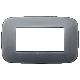 ARKE'-PLACCA ROUND 4M TECNOP.REFLEX GRIGIO FUM - VIMAR 19684.61 - VIMAR 19684.61 product photo Photo 01 2XS
