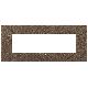 Placca fit 7M bronzo matt - VIMAR 19957.24 - VIMAR 19957.24 product photo Photo 01 2XS