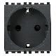 EIKON-PRESA SICURY 2P+T 16A TEDESCO GRIGIO - VIMAR 20208 product photo Photo 01 2XS