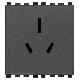 PRESA SICURY 2P+T 15A AUSTRALIA GRIGIO - VIMAR 20262 - VIMAR 20262 product photo Photo 01 2XS