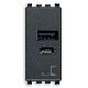 ALIMENTATORE USB A+C 15W 5V 1M GRIGIO - VIMAR 20292.AC.15 - VIMAR 20292.AC.15 product photo Photo 01 2XS