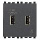 EIKON-UNITA'ALIMENTAZIONE USB 5V2,1A 2M GRIGIO - VIMAR 20295 - VIMAR 20295 - VIMAR 20295 product photo Photo 01 2XS