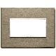 EIKON EVO-PLACCA 4M ALLUMINIO BRONZO SCURO - VIMAR 21654.05 - VIMAR 21654.05 product photo Photo 01 2XS