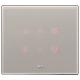 EIKON TACTIL-PLACCA 3M CRISTALLO GRIGIO PERLA - VIMAR 21663.73 - VIMAR 21663.73 - VIMAR 21663.73 product photo Photo 01 2XS