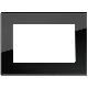 EIKON EVO-PLACCA 10IN CRISTALLO NERO DIAMANTE - VIMAR 21665.76 - VIMAR 21665.76 product photo Photo 01 2XS