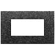 PLACCA 4M NERO SPAZZOLATO - VIMAR 22654.13 - VIMAR 22654.13 product photo Photo 01 2XS