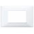 PLACCA 3 MODULI SERIE PLANA COLORE BIANCO - VIMAR 14653.01 product photo Photo 01 2XS