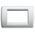 PLACCA RONDO 3 MODULI ARGENTO METALLIZZATO - VIMAR 16753.21 product photo Photo 01 2XS