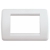 PLACCA 3 MODULI TECNOPOLIMERO BIANCO SERIE IDEA - VIMAR 16763.04 product photo Photo 01 2XS