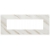 PLACCA 7 MODULI PIETRA LAVORATA BIANCO CALACATTA - VIMAR 22657.51 product photo Photo 01 2XS