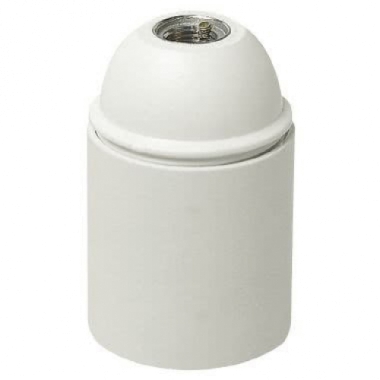 PORTALAMPADA E27 PLASTICA LISCIO BIANCO - VIMAR 02101.B product photo Photo 01 3XL